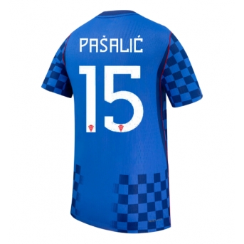 Billige Fotballdrakt Kroatia Mario Pasalic #15 Replika Bortedrakt VM 2026 Kortermet